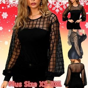 Autumn And Winter Women Casual Loose Tops Long Sle